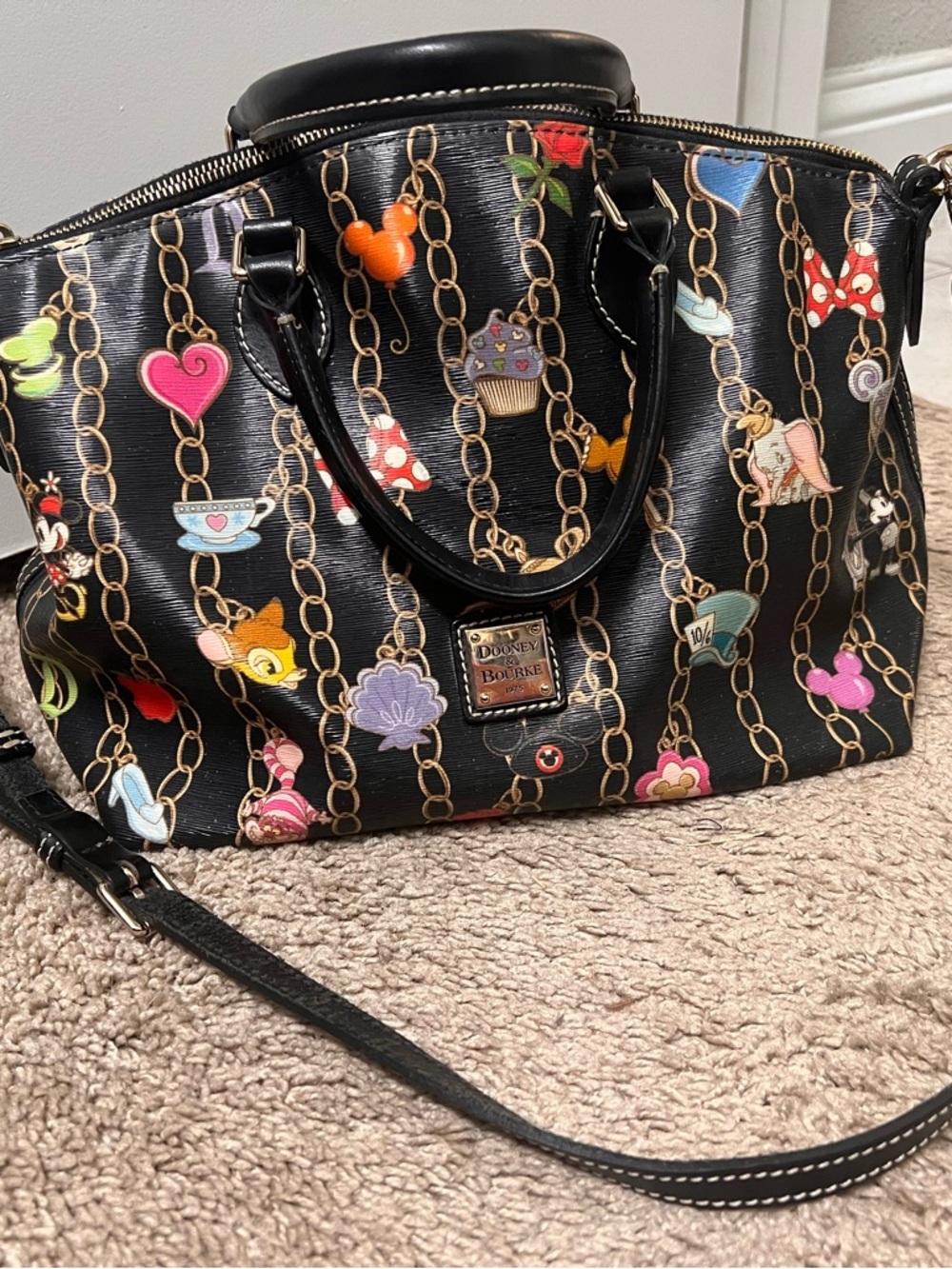 Dooney & Bourke Disney Retired Tote – Excellent Condition, Iconic Print